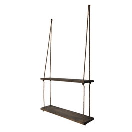 Hanah Home Estantería de pared Aa042 v2 color Nogal